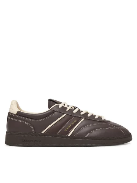 Tommy Jeans Sneakers The Greenwich Edge Stitching maro