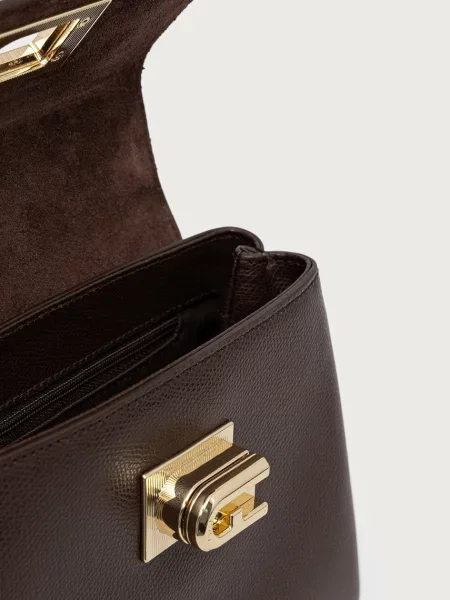 Шкіряний топ Furla