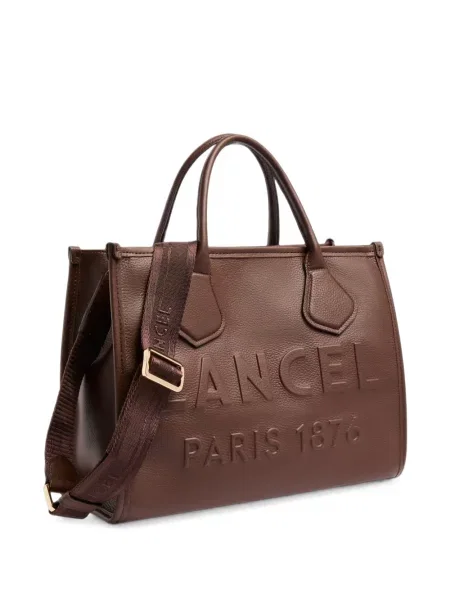 Geantă shopper Lancel din piele maro