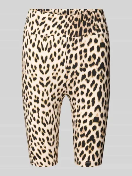 Super krój skinny fit spodenki kolarki z szerokim pasem model Romy' Oh April