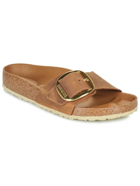 Pantofi Birkenstock cu cataramă maro