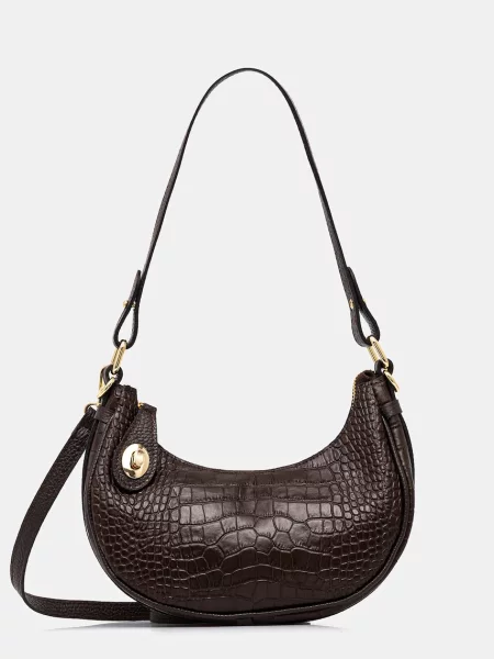 Geanta de piele Answear.lab din piele maro