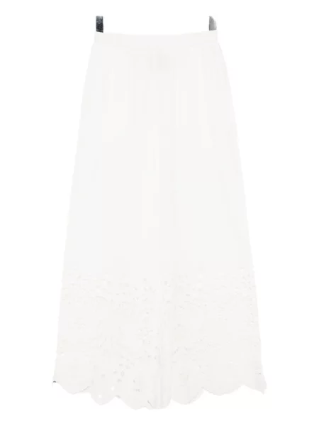 Pantaloni Bambah alb