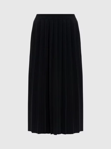 Спідниця-плісе Minda з кашеміром Lisa Yang чорна
