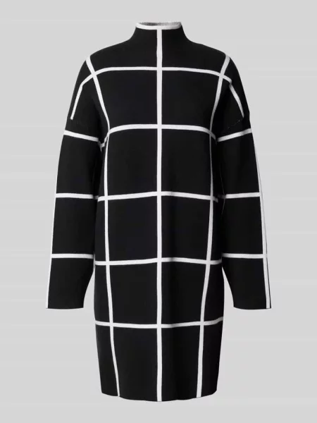 Sukienka mini ze stójką Apricot czarna