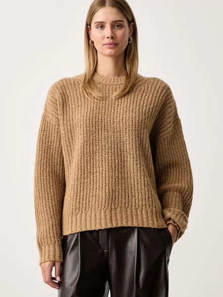 MICHAEL Michael Kors pulover pentru femei cu lână maro