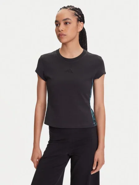 Adidas Футболка Animal Print чорний