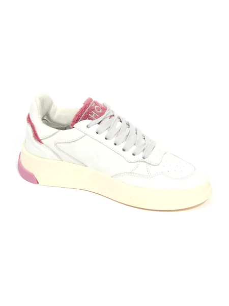 Sneakersy Ghoud skórzane białe