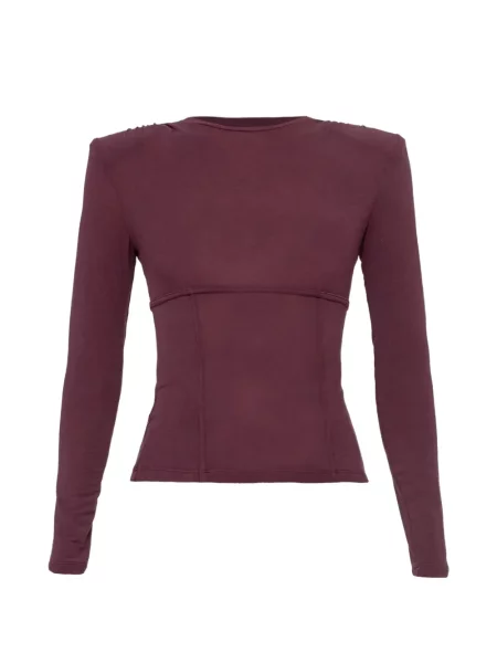 Top Nissa de lână violet