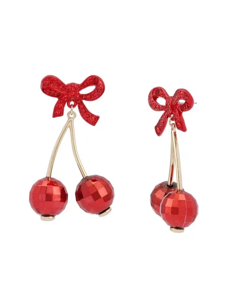 Betsey Johnson Cercei Love Spell auriu roșu