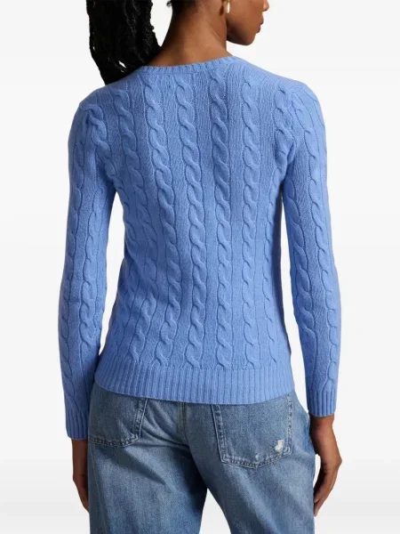 Căciulă Polo Ralph Lauren cu broderie tricotate de costum albastru