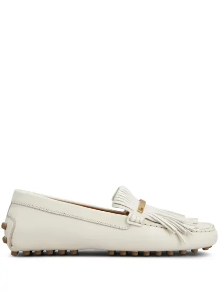 Кожени лоуфъри Tod's бяло