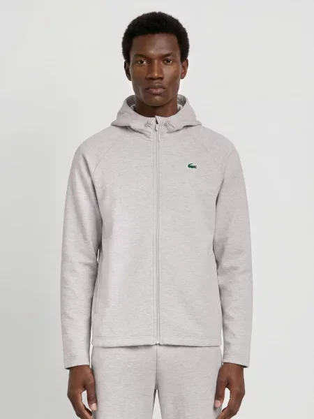 Lacoste Mikina světle šedá