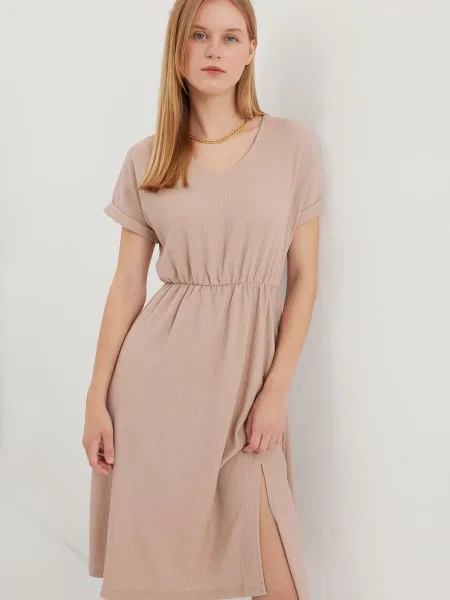 Rochie Bigdart tricotate cu decolteu în V