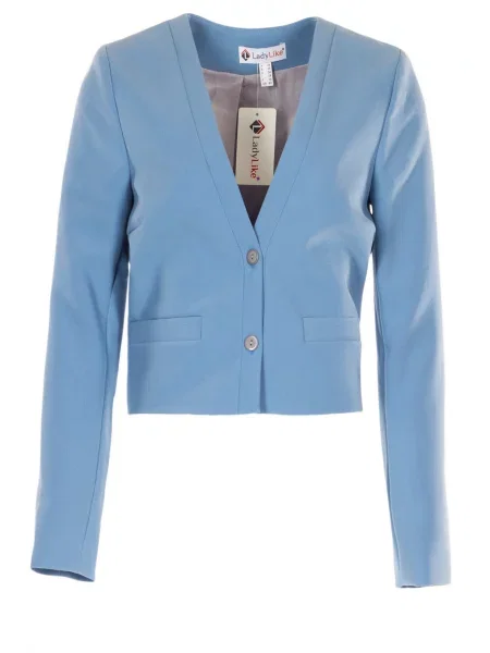 Жакет LadyLike бавовна/поліестер блакитний