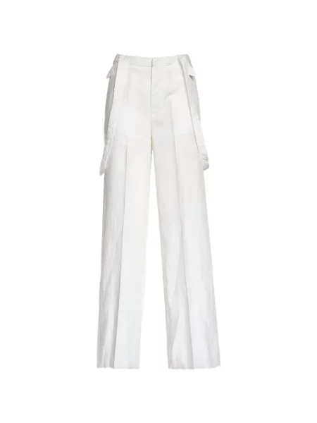 Pantaloni Dondup alb