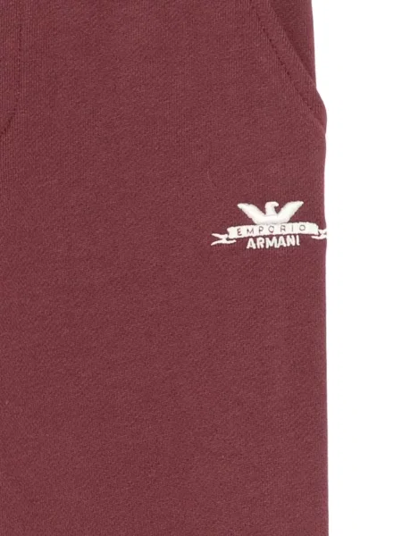 Bluza polarowa dziecięca Emporio Armani czerwona