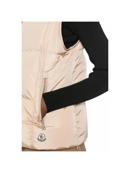 Kamizelka puchowa Moncler beżowa