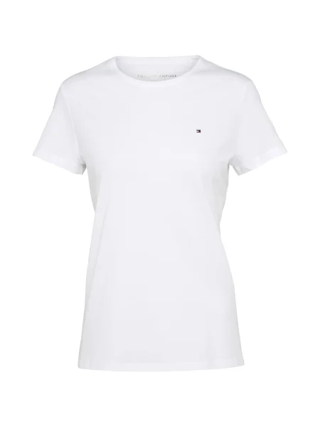 TOMMY HILFIGER Tricou / roșu / bleumarin alb