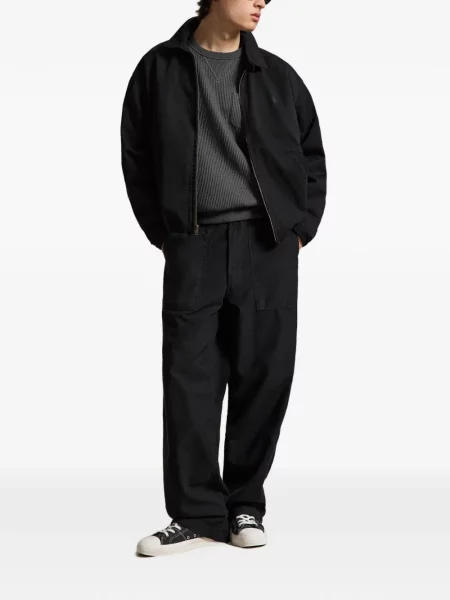 Gulerat șosete Polo Ralph Lauren de lână cu dungi negru