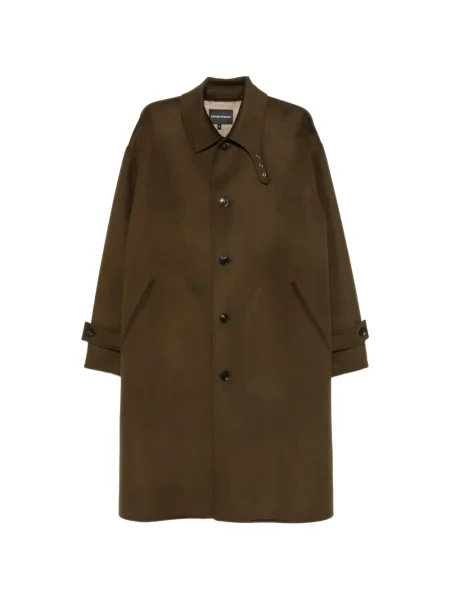 Gulerat palton Emporio Armani maro