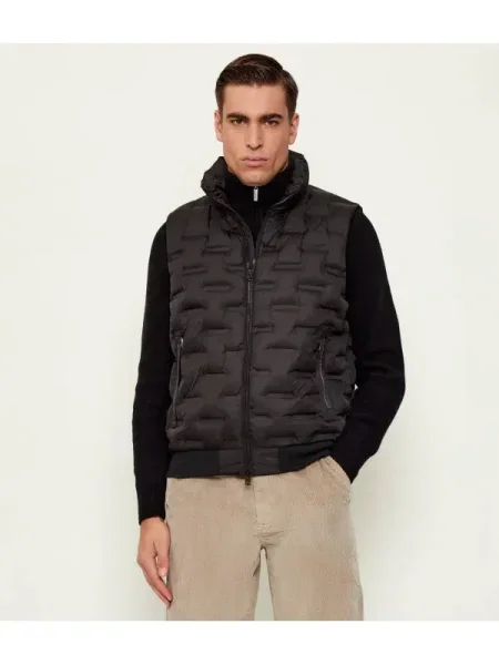 Replay Vestă FINE POLY negru