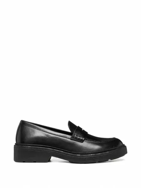 Pantofi loafer Geox din piele negru