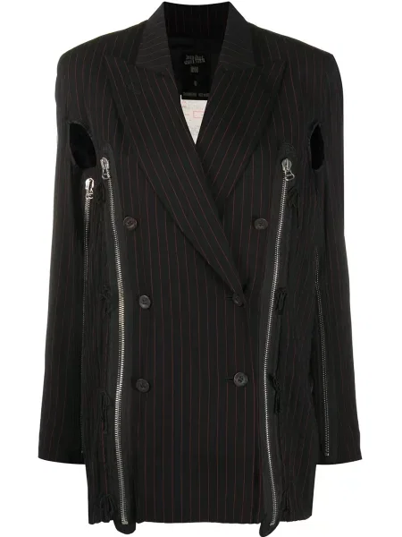 Dvouřadá bunda Jean Paul Gaultier Pre-owned černá