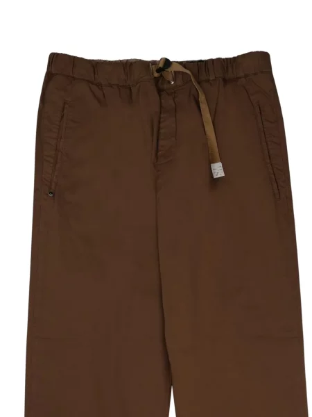 Cu centură pantaloni White Sand alb