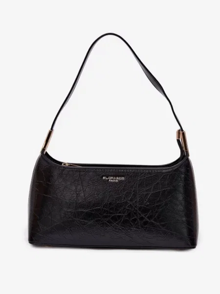 Geantă Flora & Co din piele negru