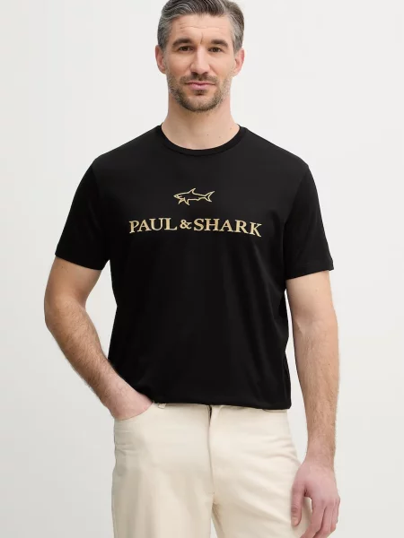 Kratka majica Paul&Shark črna