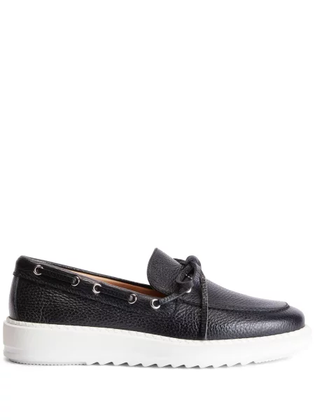 Półbuty Giuseppe Zanotti skórzane czarne