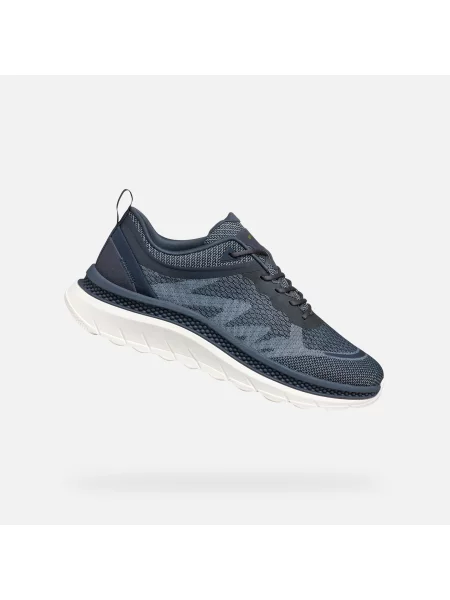 Sneakerși Geox albastru