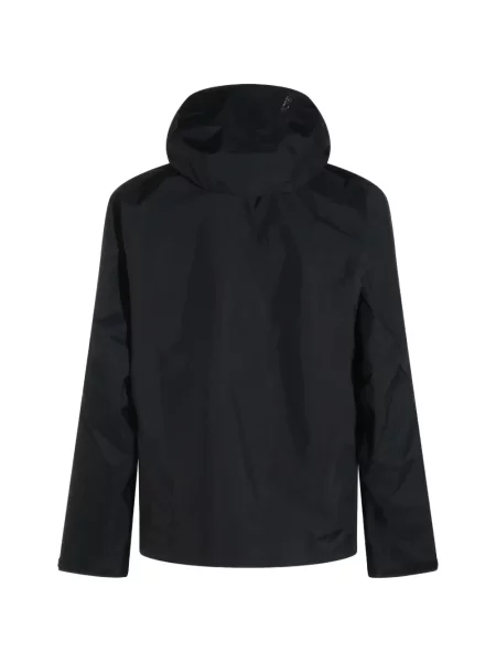 Geacă Arc'teryx cu glugă cu autograf negru