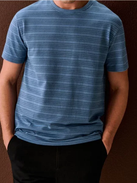 Sinsay koszulka w granatowy