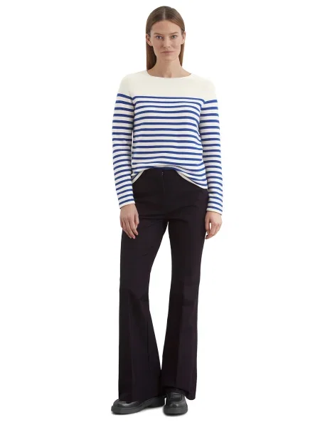 Marc O'Polo Pantaloni cu dungă bleumarin