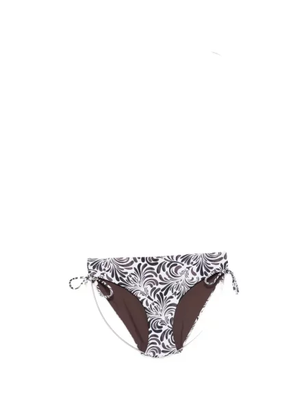 Bikini Twinset cu imagine cu legături alb