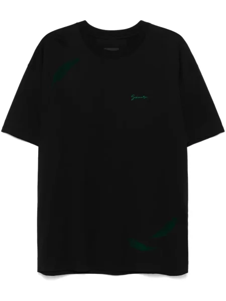 Tricou Givenchy cu pene negru