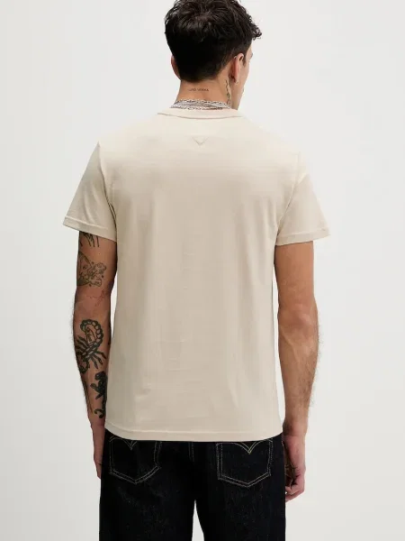Tričko Tommy Jeans s potiskem béžová