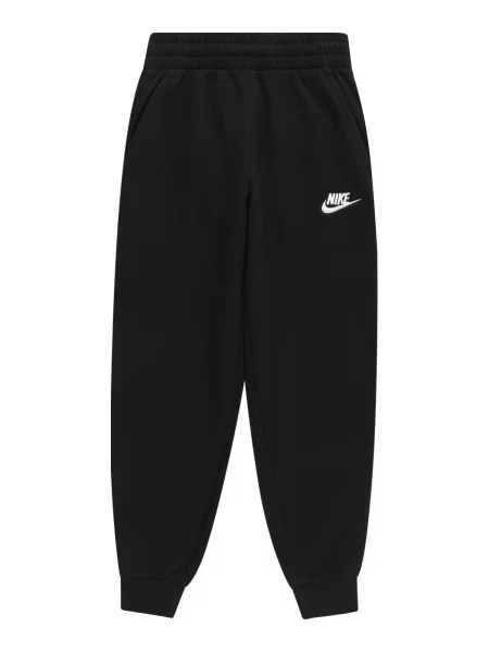 Nike Sportswear Hlače CLUB crna bijela