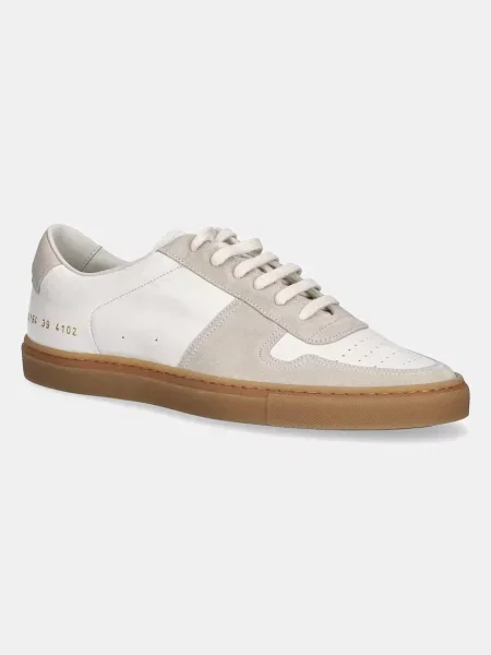 Шкіряні кросівки Common Projects Bball Duo Slim бежевий
