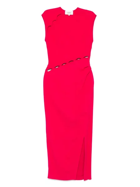 Rochie midi Ba&sh până la genunchi de costum roz