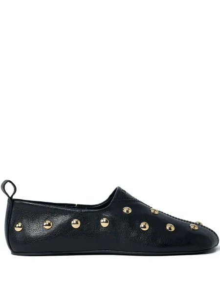 Balerini Chloé slip-on cu tepi negru