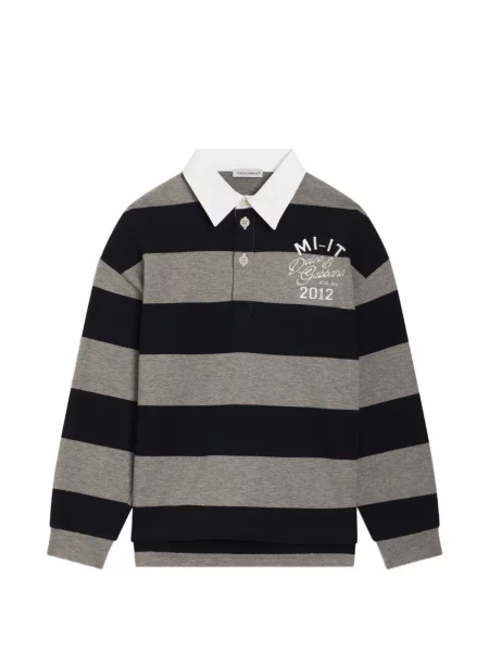 Koszulka polo dziecięca Dolce And Gabbana niebieska