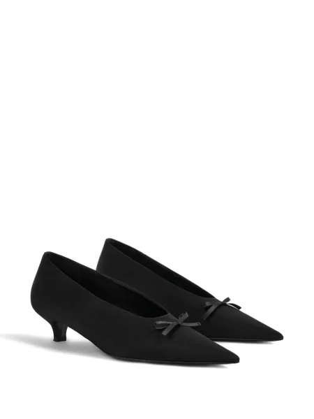 Pantofi cu toc Toteme cu funde negru