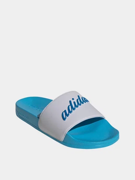 Шлепанцы Adidas голубые