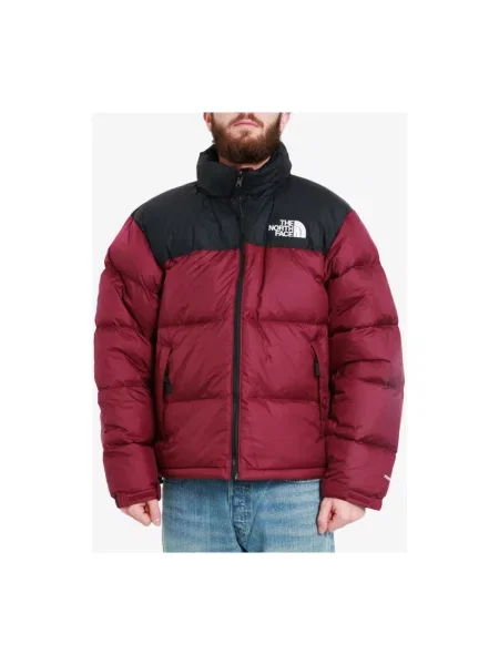 Kurtka The North Face z logo brązowa
