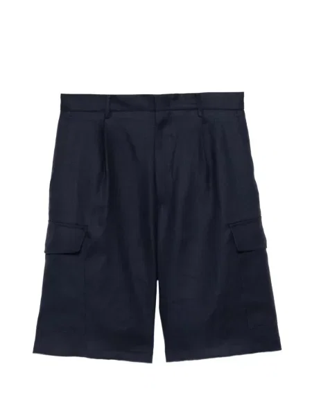 Plisirane cargo hlače Tagliatore siva