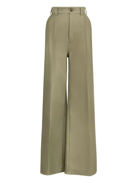 Pantaloni Maison Margiela plisate verde