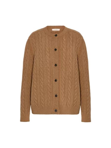Sweter The Row brązowy